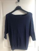 Pull bleue inextenso taille s