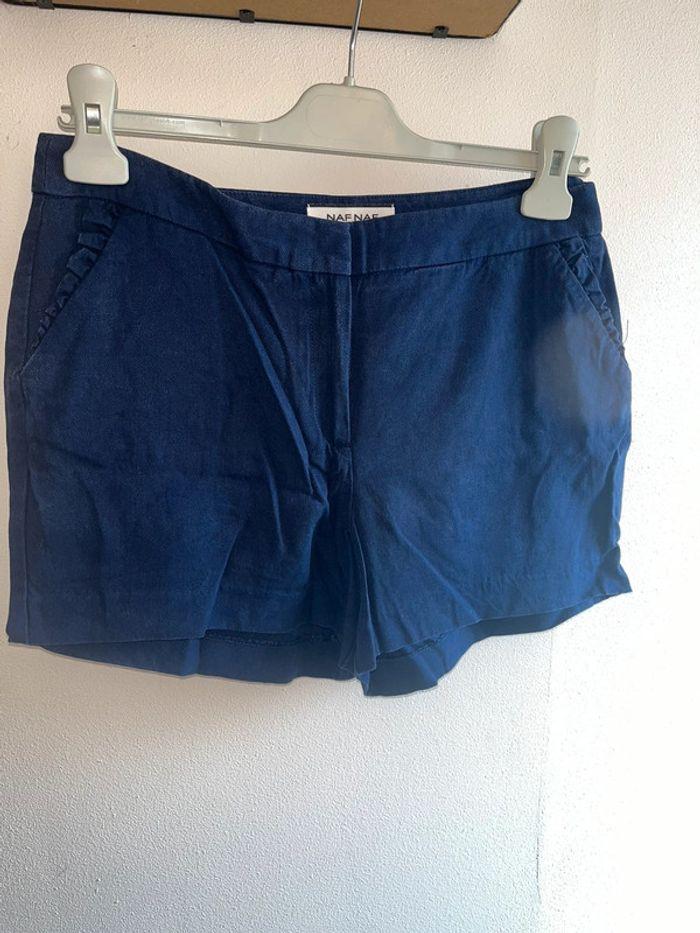 Short bleu naf naf - photo numéro 2