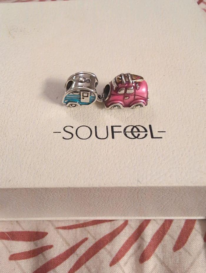 Lot de 2 charm's Soufeel (compatible Pandora) - photo numéro 1