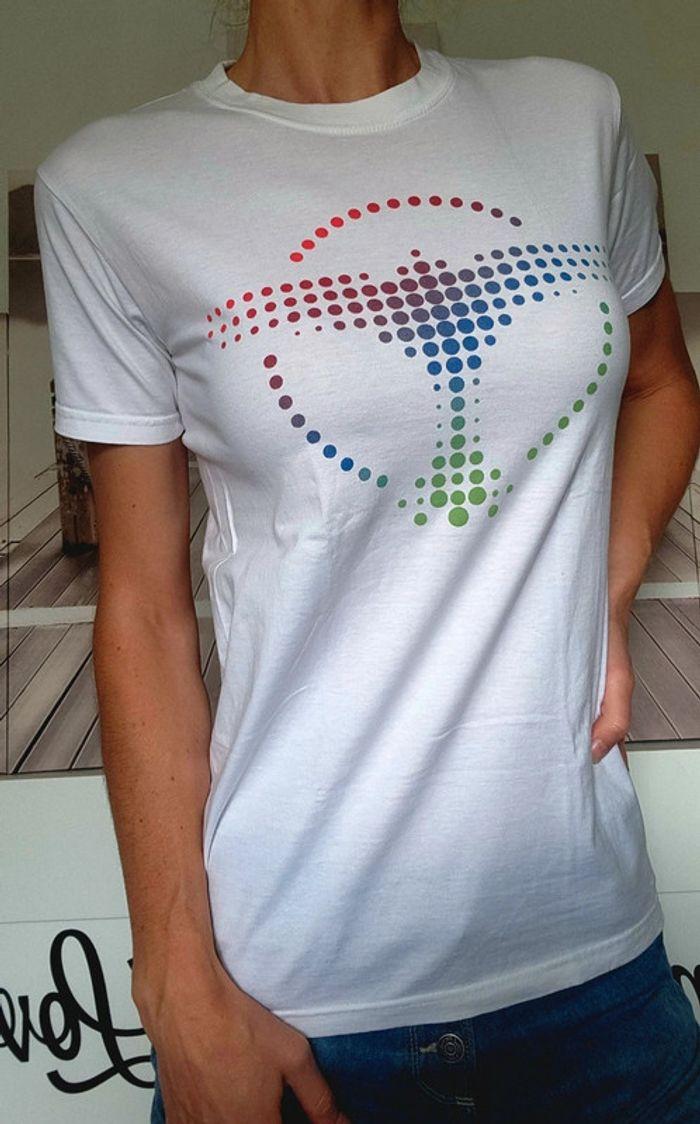 Tee-shirt manches courtes Dj Tiesto blanc neuf - photo numéro 1