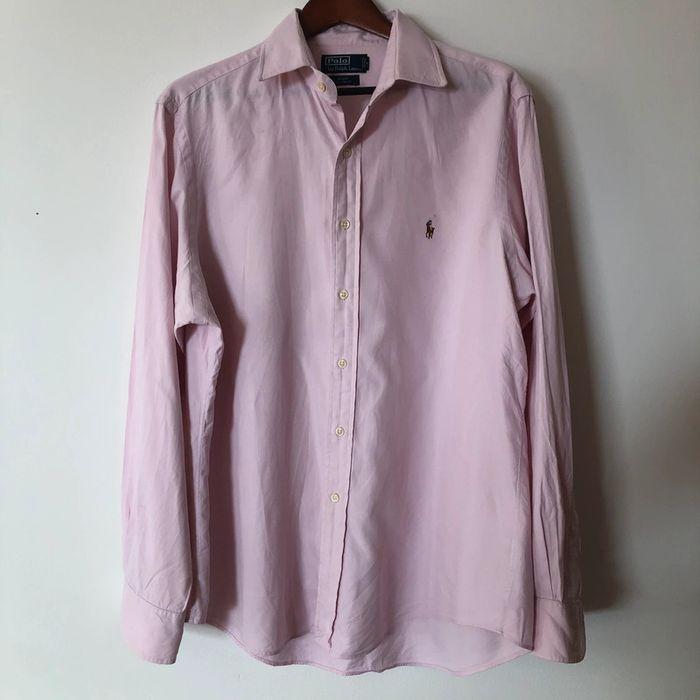 Chemise Ralph Lauren Rose - Custom Fit - Taille XL - photo numéro 5