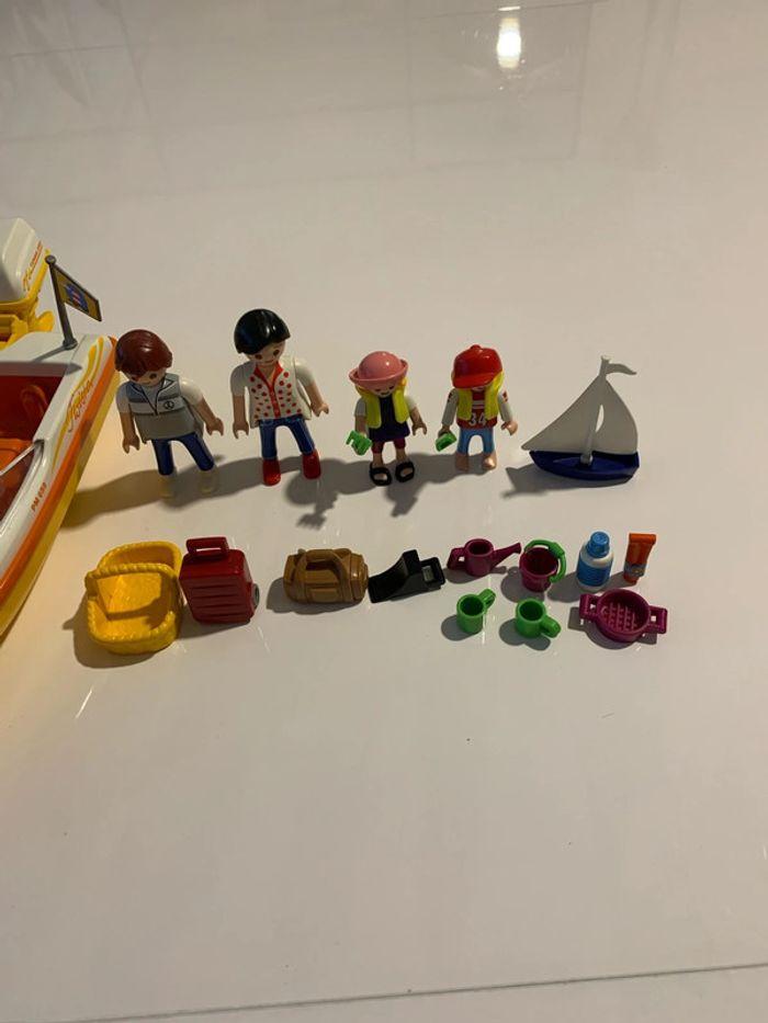 Playmobil bateau et sa remorque - photo numéro 2