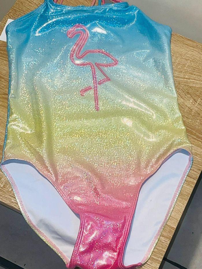 Maillot de bain dégradé arc-en-ciel une pièce - photo numéro 2