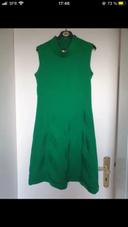 robe en laine chaude verte