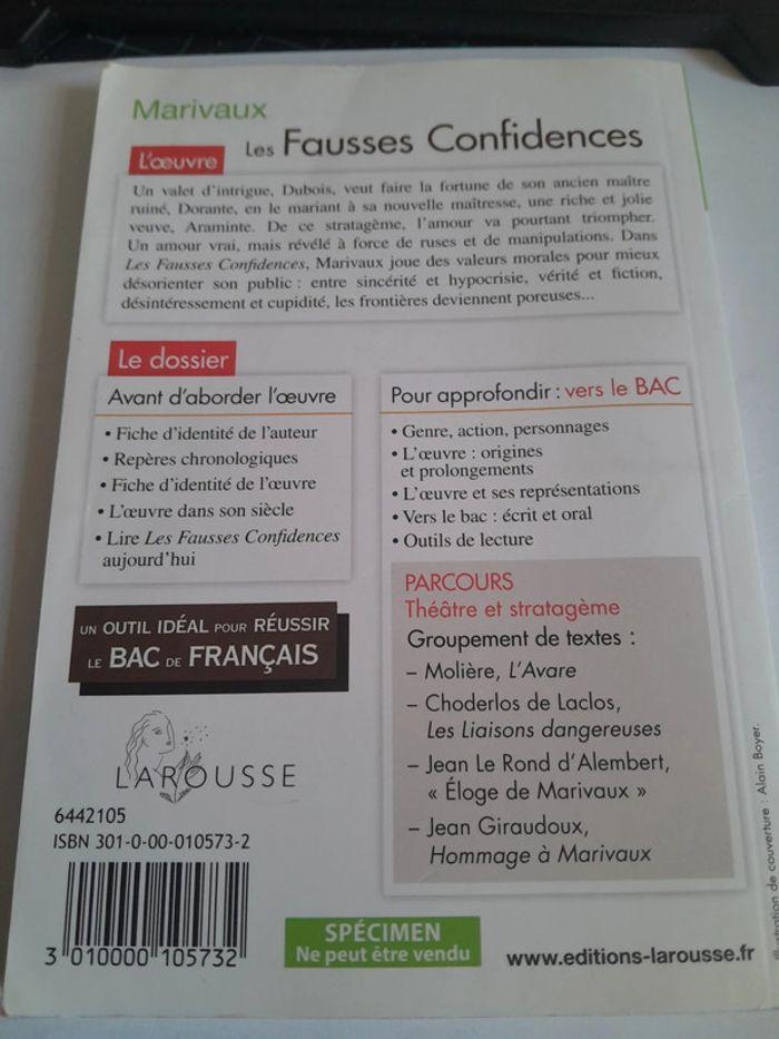 Les fausses confidences marivaux - photo numéro 2