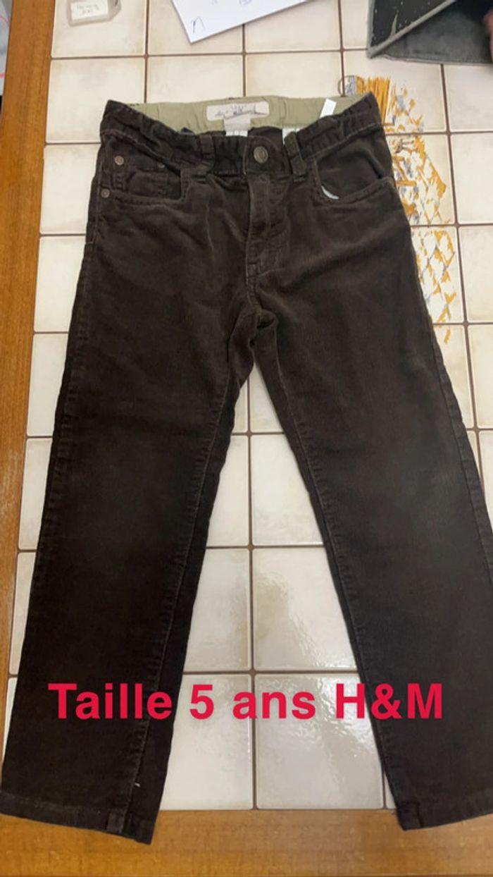 Pantalon velour