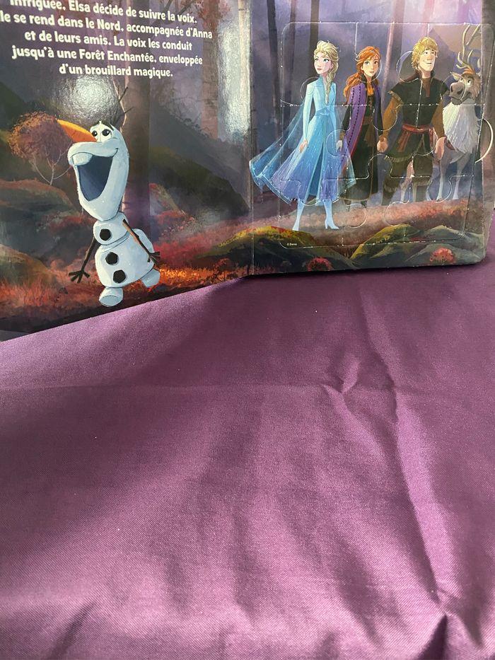 Livre puzzle 5 puzzle reine des neige frozen II Disney - photo numéro 6