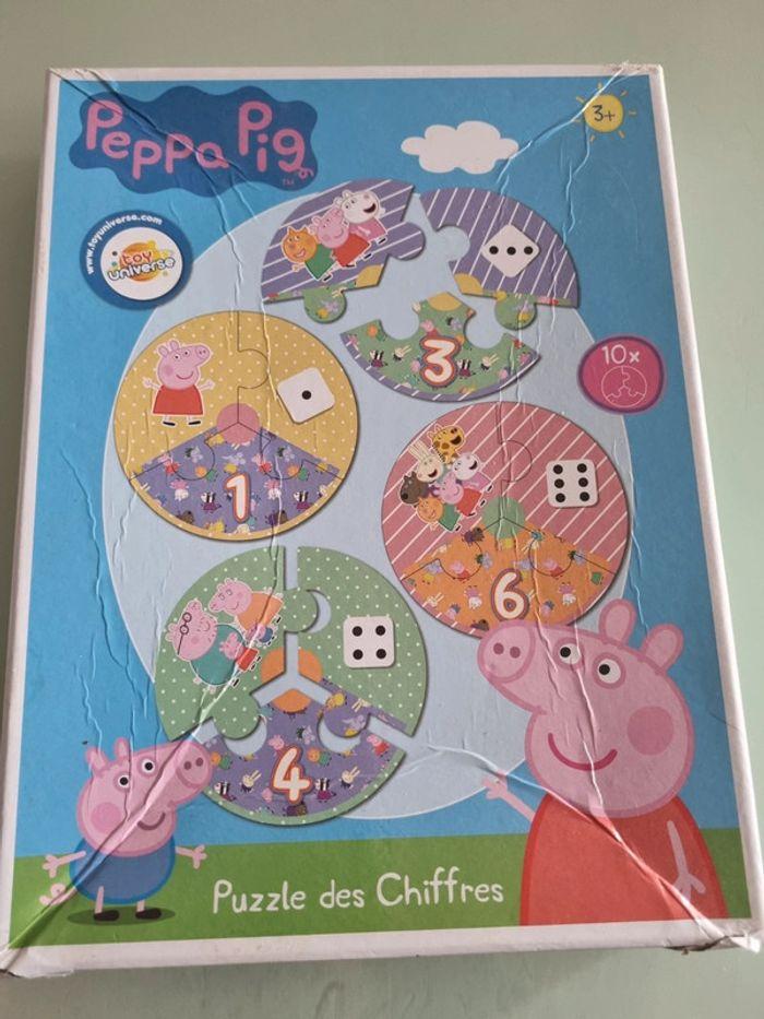 Puzzle des chiffres Peppa pig - photo numéro 2