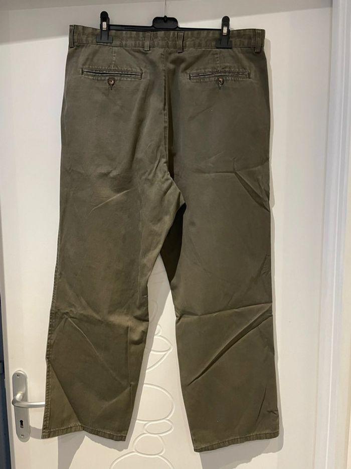 Pantalon homme chino kaki coupe droit Lacoste taille 46 - photo numéro 2