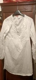 Blouse blanche la redoute