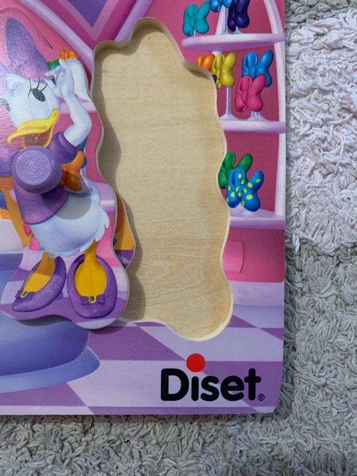 Puzzle 5 pièces encastrables Minnie, de la marque Diset en très bon état - photo numéro 4