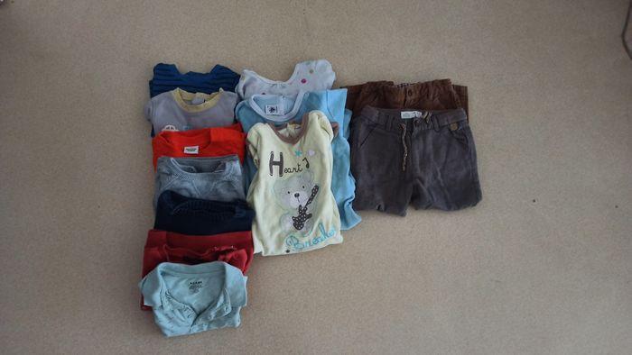 Vends lot garcons  pour hiver  6  pulls , 3 baby gros  et 2  pantalons toutes marques BE