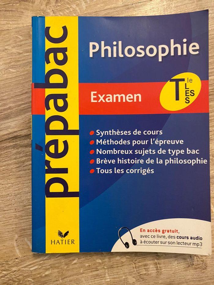 Livre philosophie prépa bac - photo numéro 1