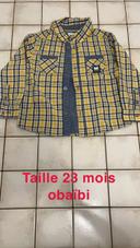 Chemise manches longues