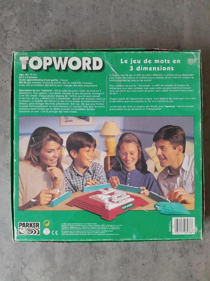 Jeu Topword Parker vintage complet - photo numéro 6