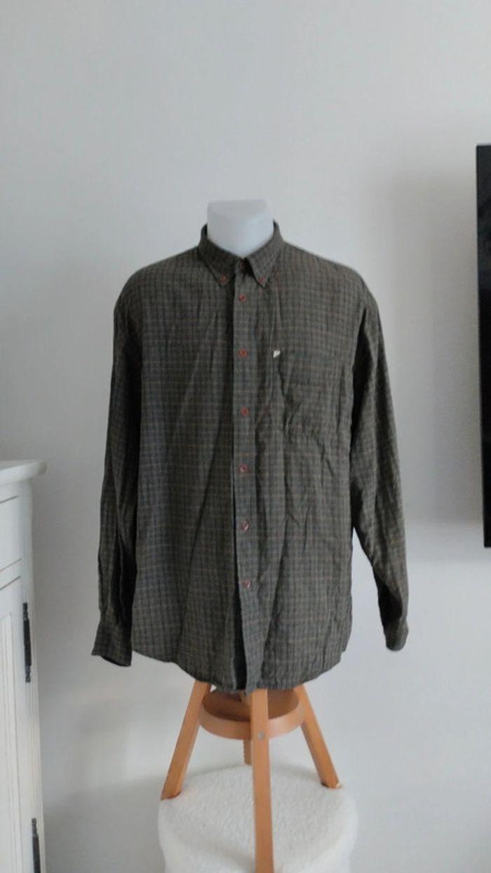 Chemise manches longues à carreaux Newman taille 5/2XL - photo numéro 1