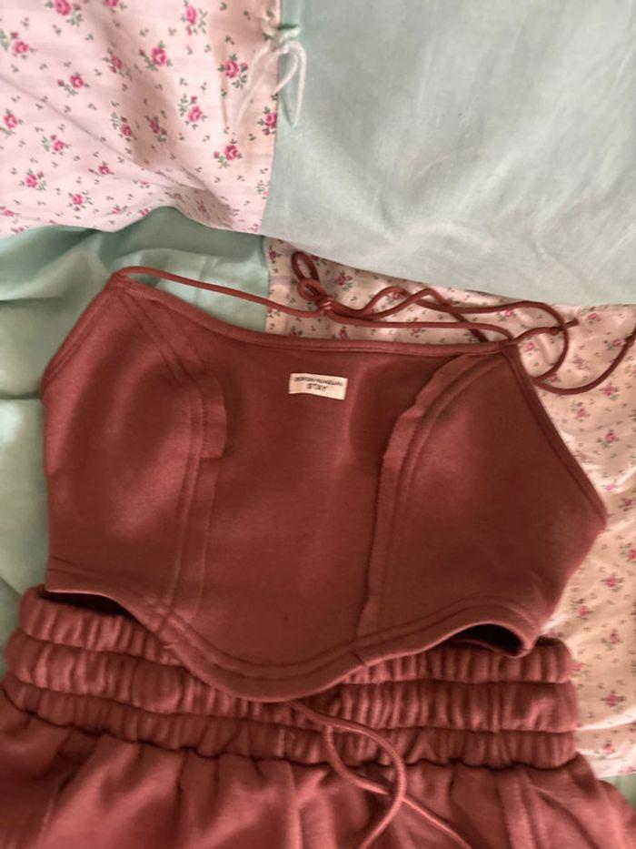 Ensemble shein marron taille s neuf - photo numéro 2