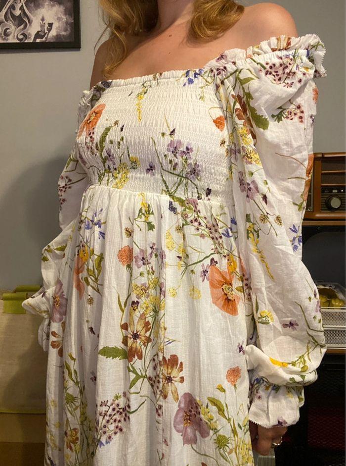 Magnifique robe fleurie bohème jamais portée 🌸  - taille S - photo numéro 2