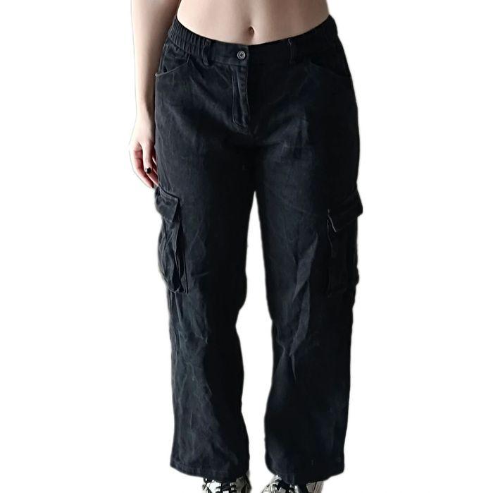 Pantalon cargo noir - photo numéro 1