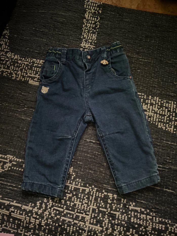 Lot 2 jeans bébé garçon 6m Sergent Major - photo numéro 7