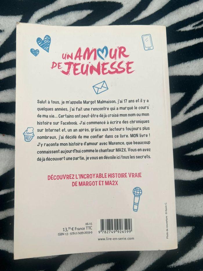 Livre Amour de Jeunesse de Margot Malmaison - photo numéro 2