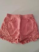 Short rose fille 18mois