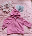 Veste / Gilet zippé à capuche bébé fille 18 mois