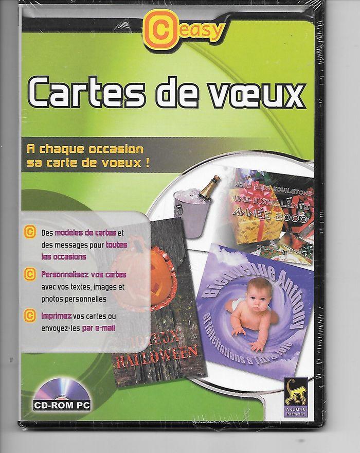 Cartes de vœux - CD-rom pour PC