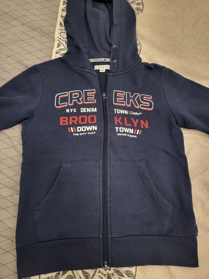 Sweat creeks bleu marine XXS - photo numéro 1