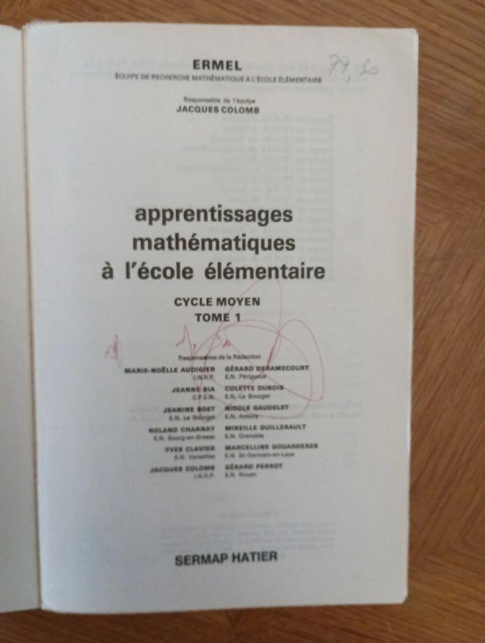 Ermel apprentissage mathématiques à l'école élémentaire cycle moyen 3 tomes - photo numéro 6