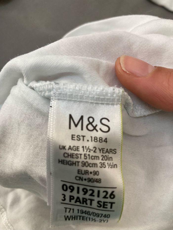 3 maillots de corps sans manches M&S - photo numéro 2