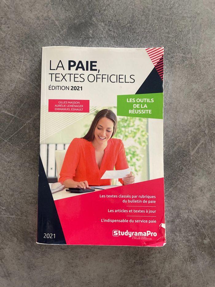 La paie les textes officiels - photo numéro 1