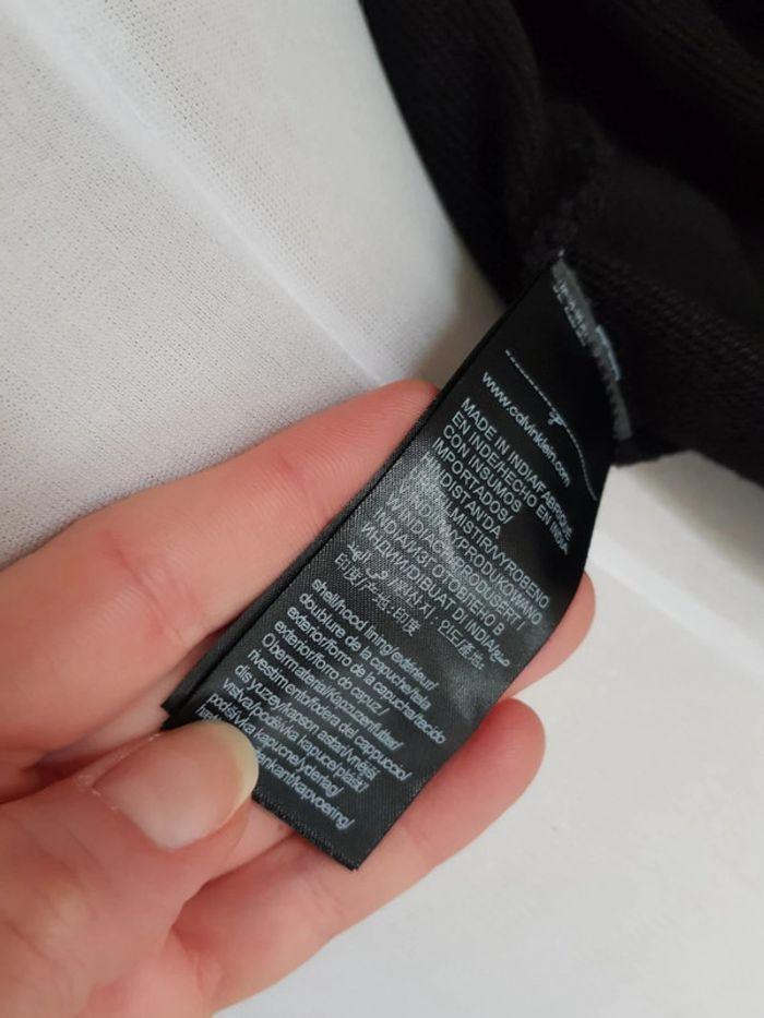 Veste à capuche noire Calvin Klein Taille XS neuve - photo numéro 6