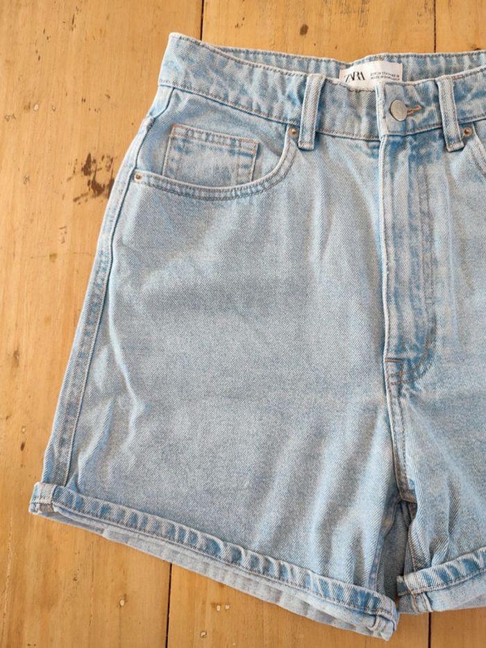 Short en jeans taille haute - photo numéro 3