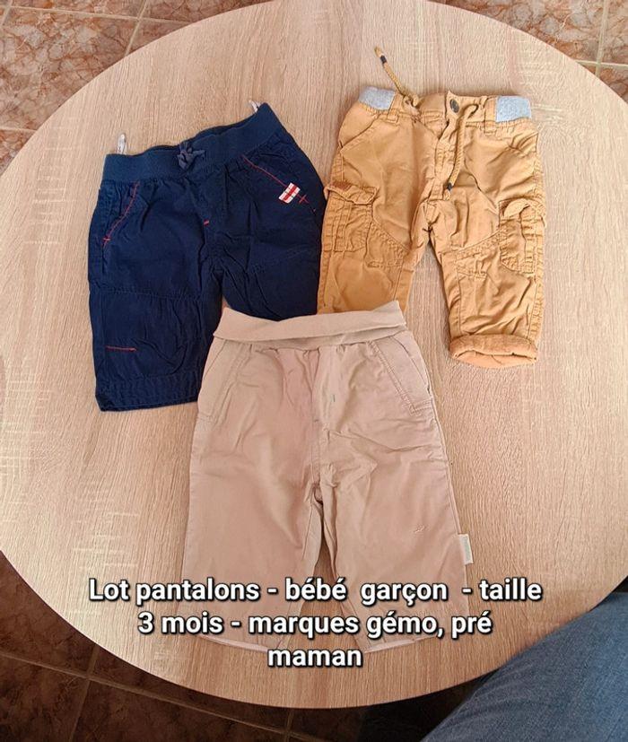 Lot de 3 pantalons - bébé garçon