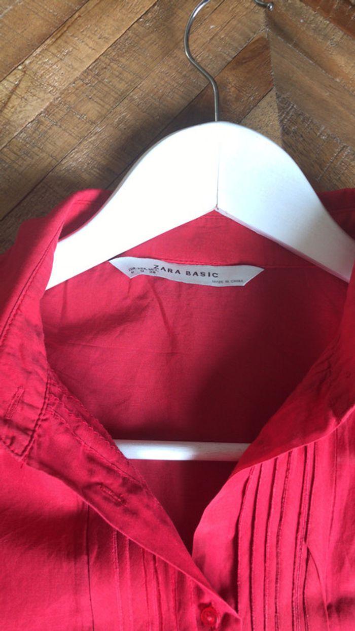 Chemise rouge Zara - photo numéro 2