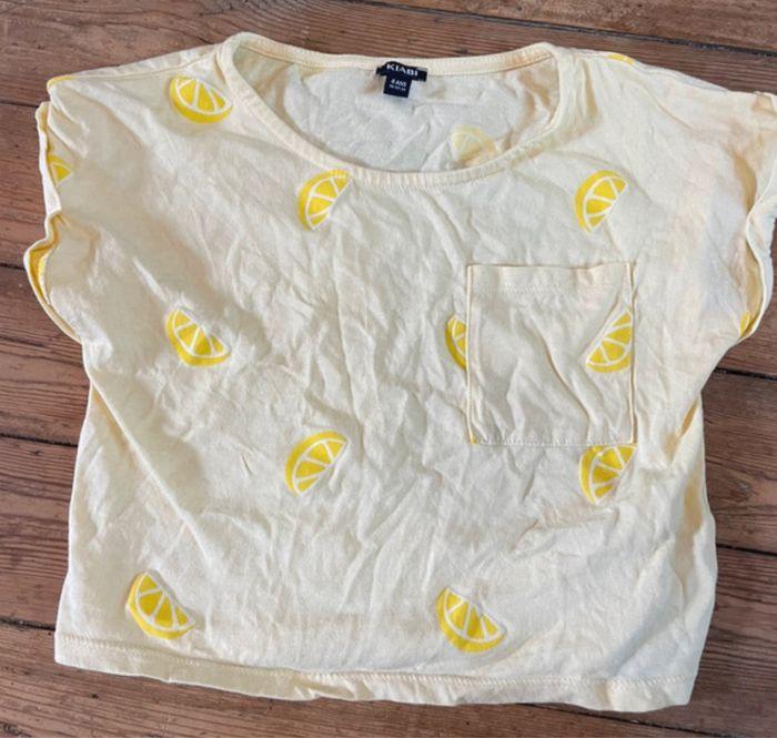 Tee shirt citron