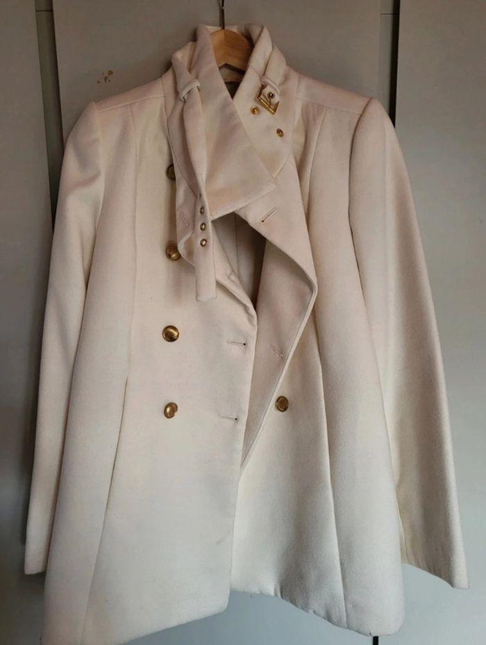 Manteau Blanc Mango - photo numéro 1