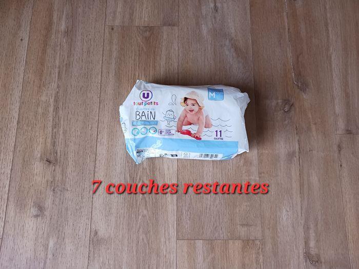 7 couches de bain taille M (12 à 18 kg)