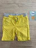 Short jaune 3 ans Gemo