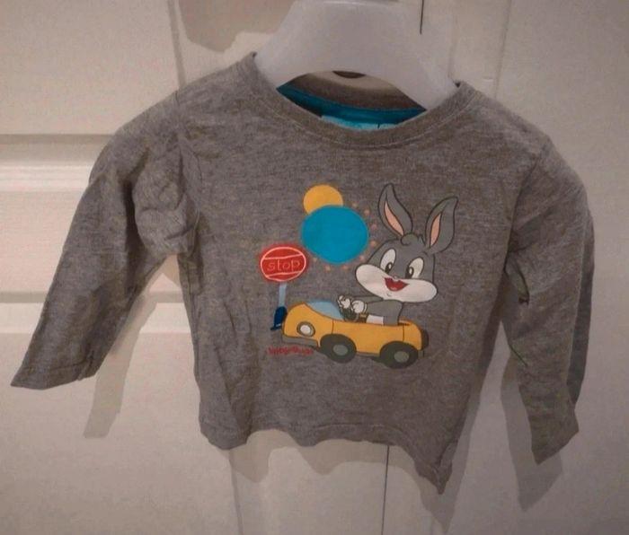 T shirt garçon looney tunes en taille 12 mois - photo numéro 1