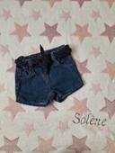 Short en jeans