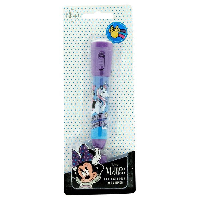 STYLO + LAMPE DE POCHE - MINNIE MOUSE - DISNEY - NEUF