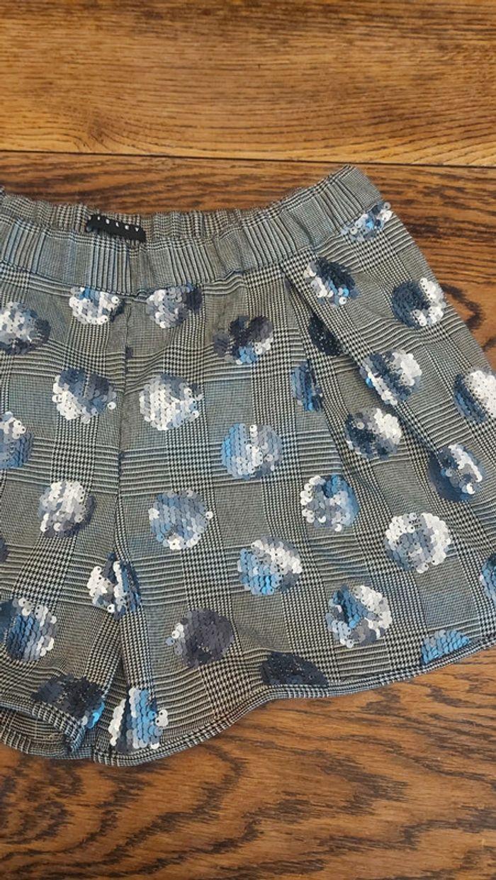 Short Sisley Gris et paillettes 11/12 ans - photo numéro 12