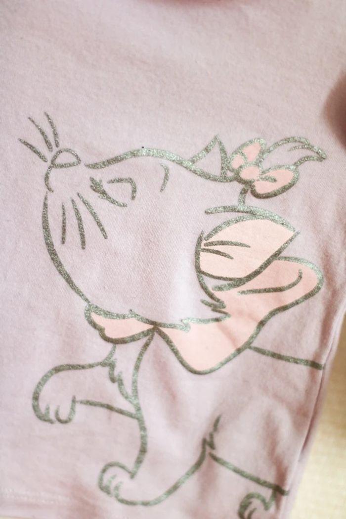 T-shirt manches longues mauve pâle Marie, Disney, 6 mois - photo numéro 2