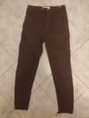 Jeans slim marron