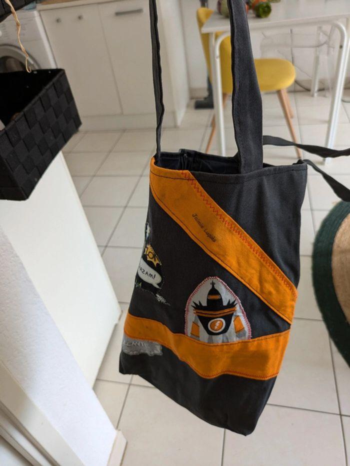 Sac totebag enfant fait main superhero - photo numéro 4