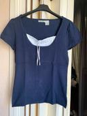 Tee-shirt bleu marine La Redoute