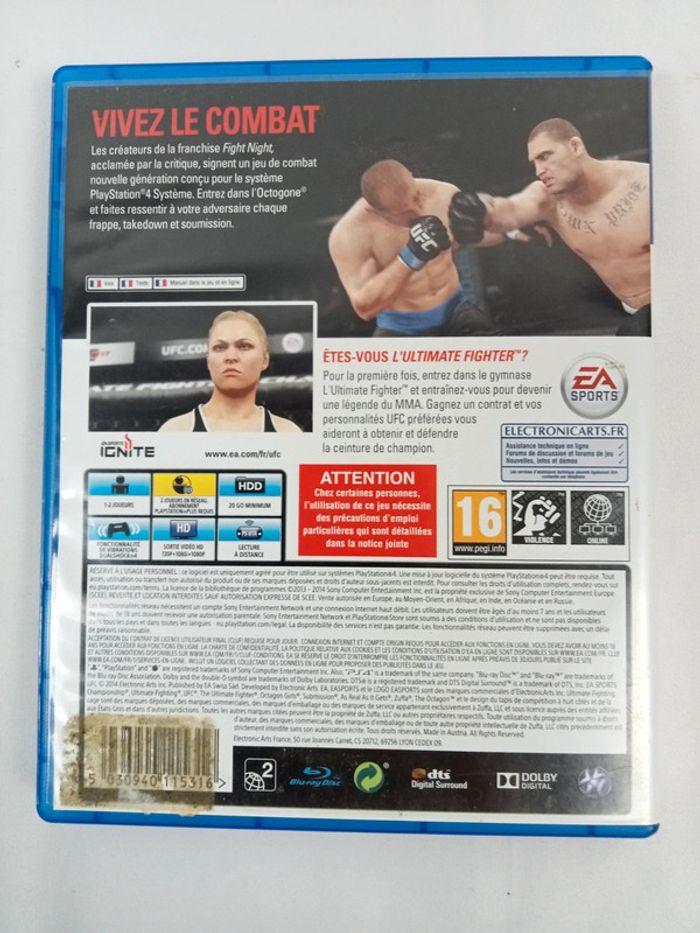 Jeu PS4 UFC - photo numéro 4