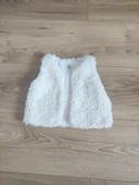 Gilet blanc fille petit bateau